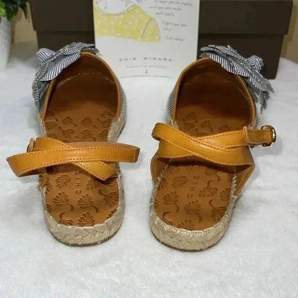 Chie Mihar Praga Navy Sandals Sz 10 - Picture 7 of 8